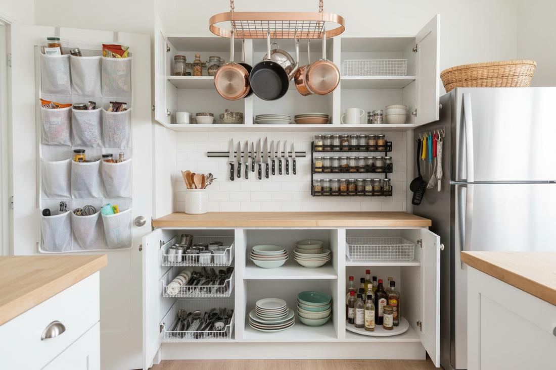 10 Kitchen Organization Products That Save Space in Small American Kitchens