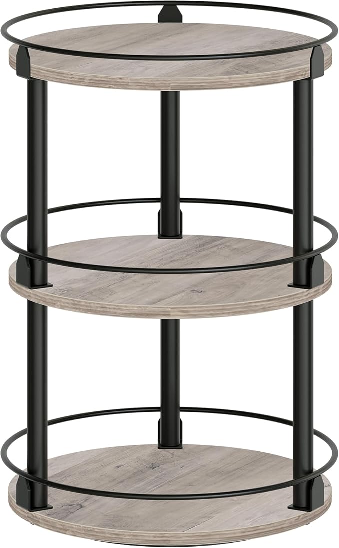 YATINEY 3-Tier Lazy Susan Organizer, Rotating Spice Rack