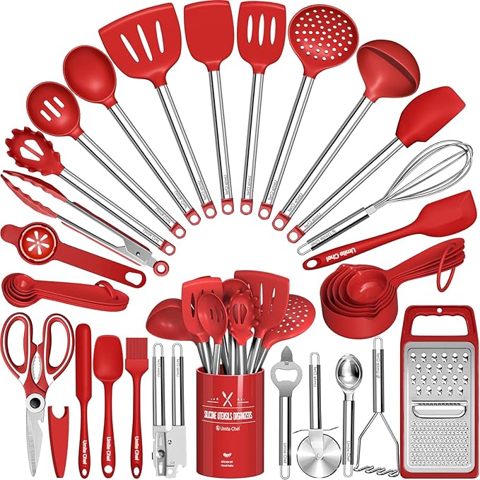 Umite Chef 34-piece kitchen utensil set, one of six essential kitchen gadgets featured in this fall roundup