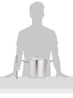 Amazon Basics 12 Quarts Stainless Steel Aluminum-Clad Stock Pot - Image 6