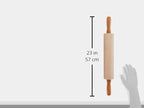 J.K. Adams 12-Inch-by-2-3/4-Inch Maple Wood Medium Gourmet Rolling Pin - Image 4