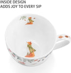 Autumn Forest Animal Mug - 20 oz Bone China Coffee Mug with Fox, Squirrel & Duck, Cozy Fall Gift for Nature Lovers and Friends, Designed in England by Harvest Green Studio - Image 6