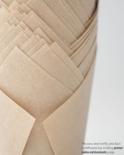 Bake Choice 200pcs Natural Tulip Cupcake Liners for Baking, EU 75GSM Paper - Image 5