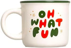 Pearhead Oh What Fun Christmas Camper Mug, Holiday Coffee Cup, 15 oz by Pearhead