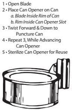 Best Glide ASE's U.S. SHELBY CO. Military Style Can Openers, P-38 & P-51 Combo - Image 2