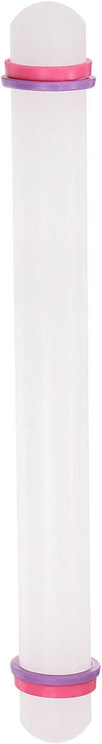 HARFINGTON Fondant Rolling Pin 13 Inch x 0.98 Inch Adjustable Guide Rings by HARFINGTON