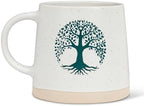 Abbott Collection Wide Base Mug with Tree of Life - Image 3