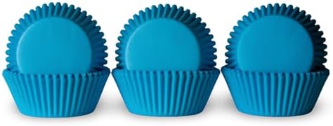 200 Paper Cupcake Liners, Muffin Liners or Baking Cups for Desserts, Muffins, Cupcakes and More Treats; Grease Proof, No Smell, Food Grade, Nut Serving Containers (Blue) - Image 6