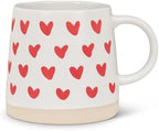 Abbott Collection Wide Base Mug with Hearts - Image 3
