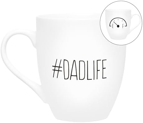 Pearhead Large Dad Life Mug, Ceramic Coffee Cup by Pearhead