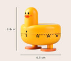 Cooking Timer Cute Duck Kitchen Timer 60 Minute Wind Up Mechanical Rotating - Image 2