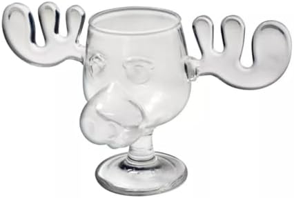 National Lampoon’s Christmas Vacation Griswold Moose Mugs – Holiday Drinkware Set, Movie Collectible Cups, Gag Gift, White Elephant for Adults Kids and Family - 8 oz glass - Image 4