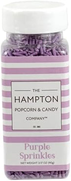 Purple Sprinkles Jimmies 3.17 oz, Sprinkles For Cake Decorating, Cake Sprinkles, Sprinkles For Baking, Ice Cream & More, The Hampton Candy Company - Image 4