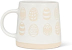 Abbott Collection Wide Base Mug with Patterned Eggs - Image 2