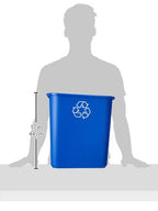 United Solutions 7 Gallon/28 Quart Efficient Recycle Wastebasket | Fits Under - Image 5