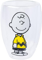 Silver Buffalo Peanuts Snoopy, 2 Pack Double Walled Glass Set, 12.5oz - Image 6