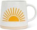 Abbott Collection Wide Base Mug with Sun by AbbottCollection