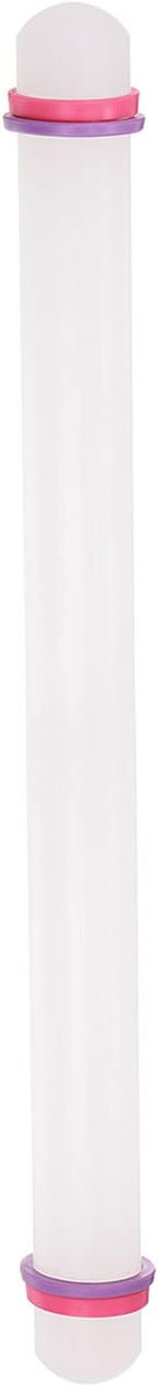 HARFINGTON Fondant Rolling Pin 20 Inch x 0.98 Inch Adjustable Guide Rings by HARFINGTON