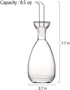Affogato Glass Oil Bottle with Spout, Olive Oil Dispenser Vinegar Drizzler - Image 6