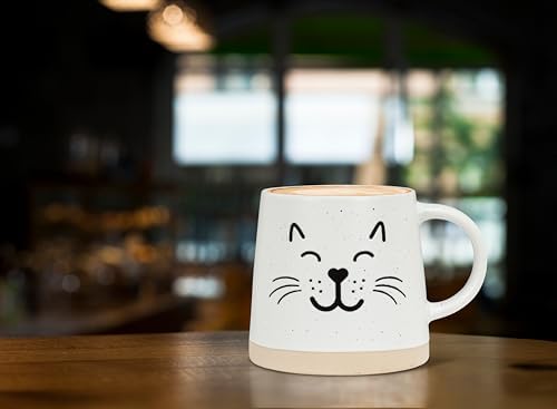 Abbott Collection Wide Base Mug with Cat Face - Image 4