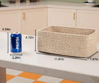 OIASKET 6 Pack Storage Baskets for Shelves, Small Baskets for Shelves, Cute - Image 3