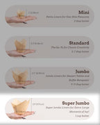 Bake Choice 100pcs Natural Super Jumbo Tulip Cupcake Liners for Baking - Image 4
