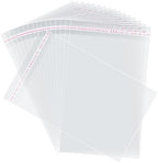 8x12 In Self Sealing Cellophane Bags, 200Pcs Clear Cellophane Bags by Morepack