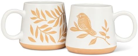 Abbott Collection Oversized Mug with Bird & Branch - Image 3