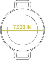 Lodge 8 Inch Pre-Seasoned Cast Iron Skillet - Image 5