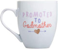 Pearhead Promoted To Godmother Mug, Ceramic Coffee Cup, Holds 14 oz by Pearhead