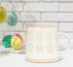 Abbott Collection Wide Base Mug with Patterned Eggs - Image 3