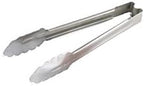 Vollrath 9-1/2" Heavy-Duty One-Piece Stainless Steel Tongs - Image 3