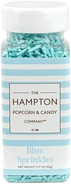 Blue Sprinkles Jimmies 3.17 oz, Sprinkles For Cake Decorating, Cake Sprinkles, Sprinkles For Baking, Ice Cream & More, The Hampton Candy Company - Image 5