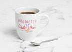 Pearhead Promoted To Godmother Mug, Ceramic Coffee Cup, Holds 14 oz - Image 2