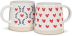 Abbott Collection Wide Base Mug with Hearts - Image 4