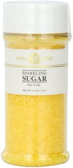 India Tree Gold Sparkling Sugar, 7.5 oz | Vibrant Decorating Sugar for Cakes, Cookies & Holiday Desserts - Image 5