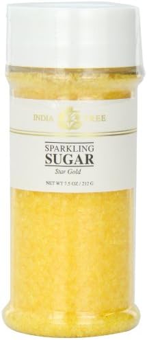 India Tree Gold Sparkling Sugar, 7.5 oz | Vibrant Decorating Sugar for Cakes, Cookies & Holiday Desserts - Image 5