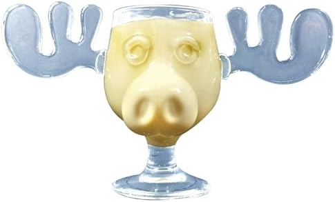 National Lampoon’s Christmas Vacation Griswold Moose Mugs – Holiday Drinkware Set, Movie Collectible Cups, Gag Gift, White Elephant for Adults Kids and Family - 8 oz glass - Image 3