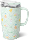 Swig Life 18oz Insulated Travel Mug with Handle & Lid, Hoppy Easter by SwigLife