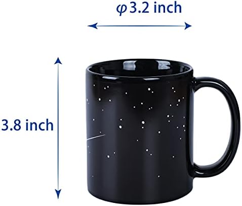 Kmiles Heat Changing Solar System Ceramic Mug Colour Changing Mug Magical Coffee Mug Tea Cup 12 Ounce - Novelty for Xmas Funny Gifts - Image 3