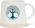 Abbott Collection Wide Base Mug with Tree of Life by AbbottCollection