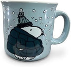 Silver Buffalo Peanuts Snoopy Pearlescent Ceramic Camper Mug, 20oz - Image 4