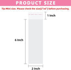 Morepack 2x6 Inch Mini Self Sealing Cellophane Bags 200Pcs - Image 2