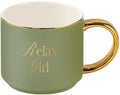 Sweet Water Decor Relax Girl Coffee Mug, 14oz Fine Bone China Cup by SweetWaterDecor