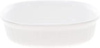 CorningWare FS2 2.5qt/2.35L Oval French White Casserole Dish and F-2-PC Oval - Image 2