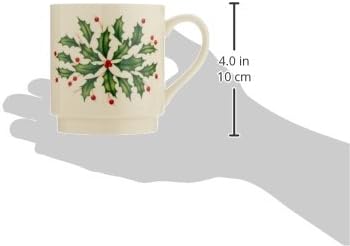 Lenox 853763 Holiday 4-Piece Stackable Mug Set, Christmas Dinnerware, Hosting - Image 3