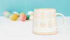 Abbott Collection Wide Base Mug with Patterned Eggs - Image 4