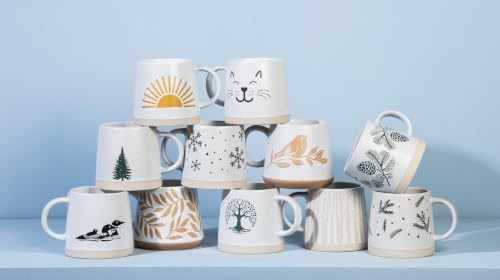 Abbott Collection Wide Base Mug with Tree of Life - Image 4