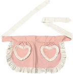 CRB Fashion Waist Apron Kitchen Cooking Restaurant Cotton Bistro Half Aprons - Image 2