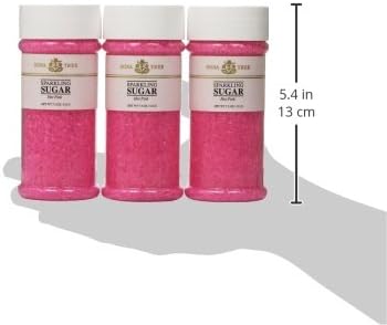 India Tree Pink Sparkling Sugar, Coarse Decorating Sugar, 7.5 oz Jar - Image 4